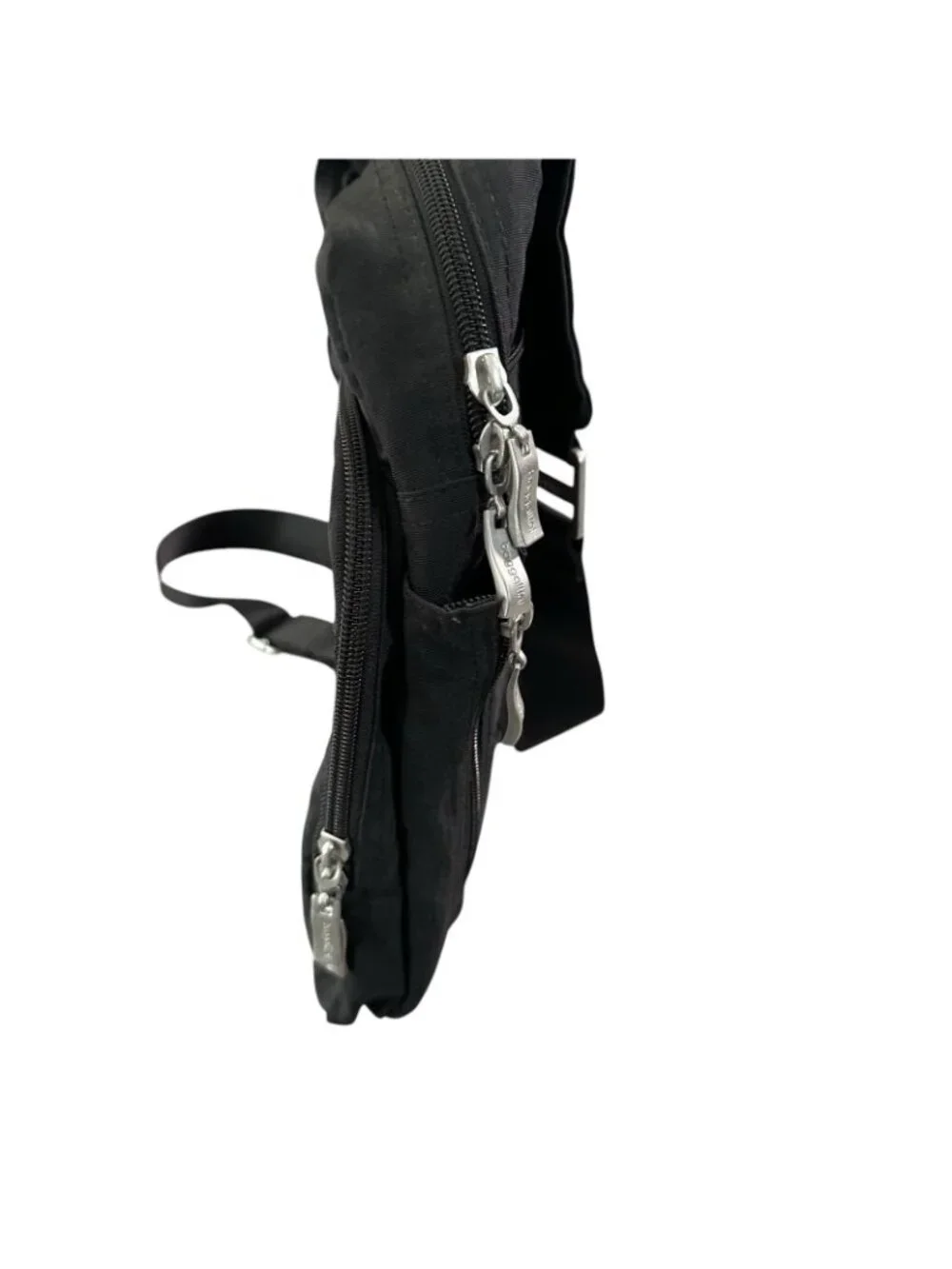 Baggallini Nylon Sling Crossbody Bag Backpack Travel Minimalist Multi pockets